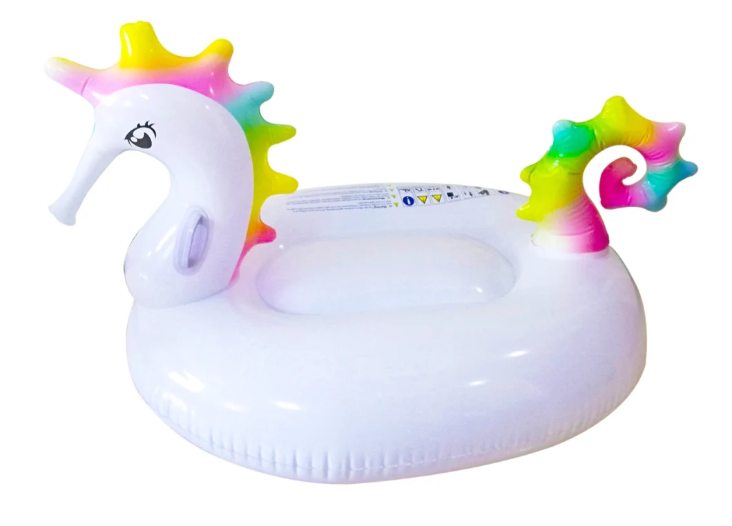Seahorse Swim Inflatable Toys Pool Float Water Fun for Adult Animals Mount
