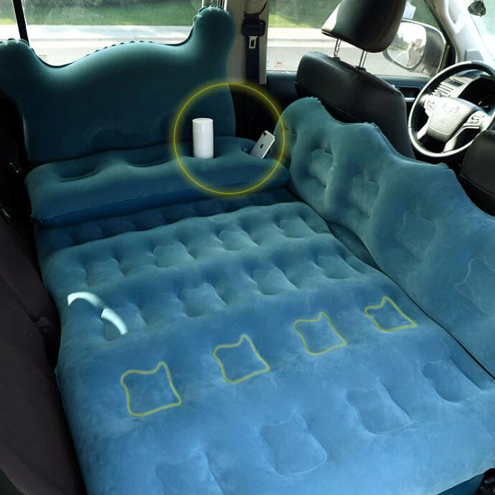 Car Inflatable Mattress - Back Seat Portable Air Cushion Bed Fits Universal Cars Esg13274