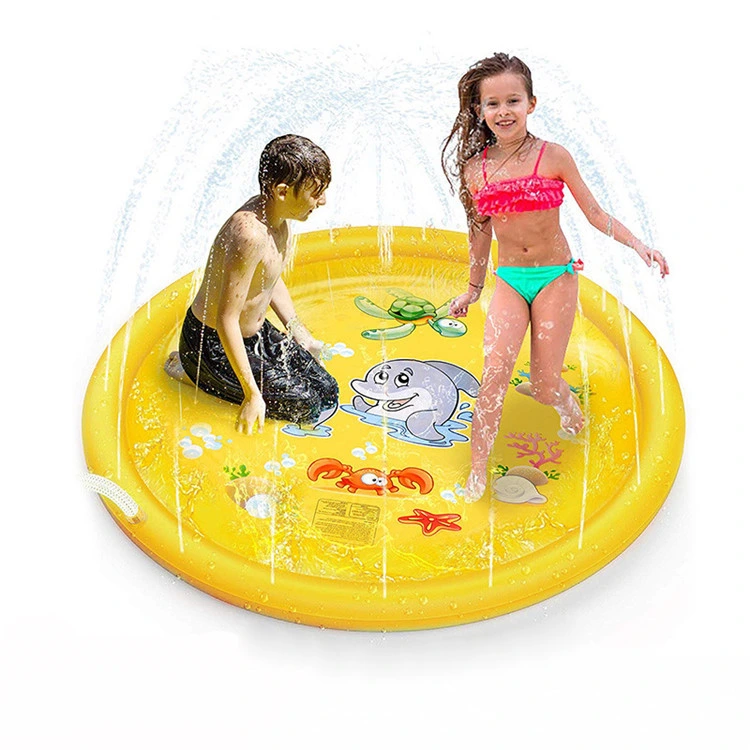 68&prime;&prime; Large Inflatable Water Play Sprinkler Water Toys Splash Mat