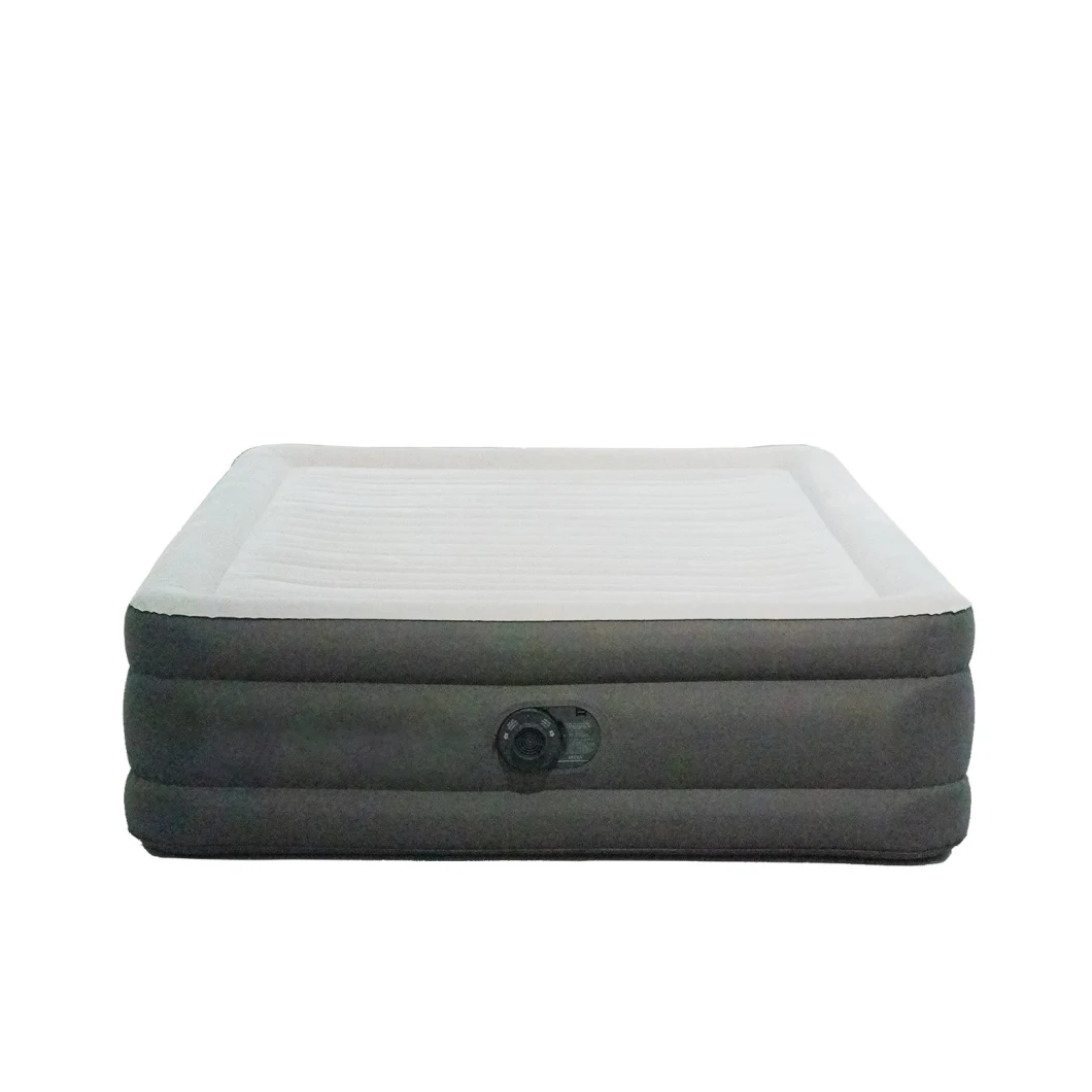 Flocking TPU Airbed with Electric Pump for Camping