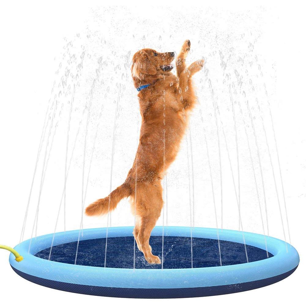 Splash Sprinkler Pad for Dogs Kids Pet Outdoor Play Water Mat Toys