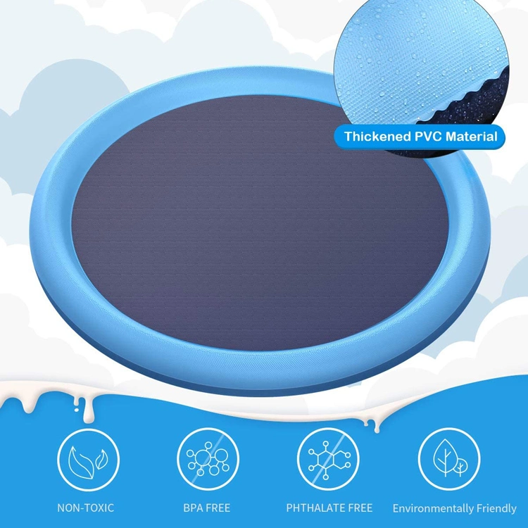 Inflatable Pet Water Play Mat Outdoor Sprinkler Dog Splash Pad