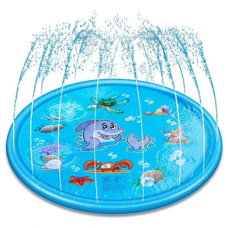 Outdoor Play Inflatable Splash Pads Water Toys Sprinkler Mat