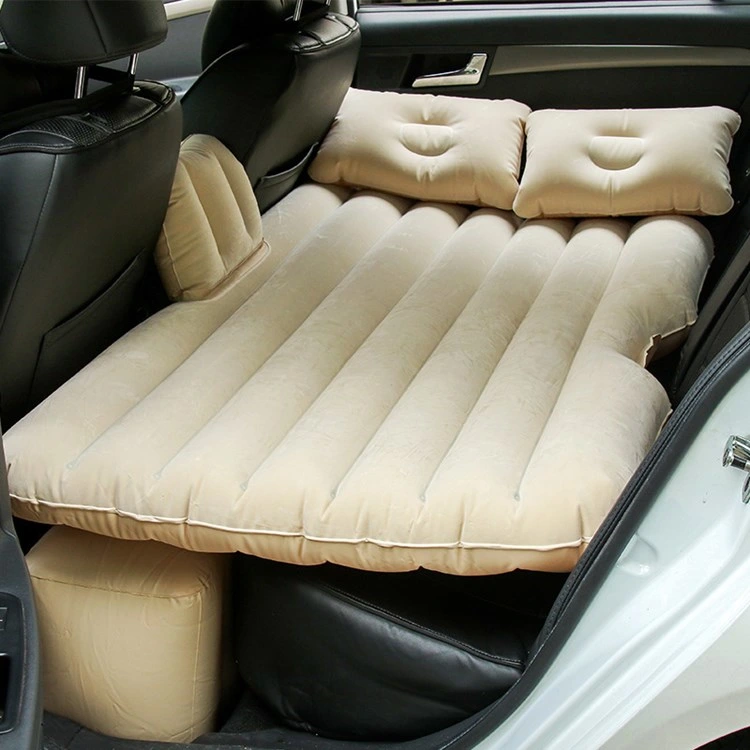 New Hot Sell PVC Flocking Inflatable Mattress Car Air Bed Sofa