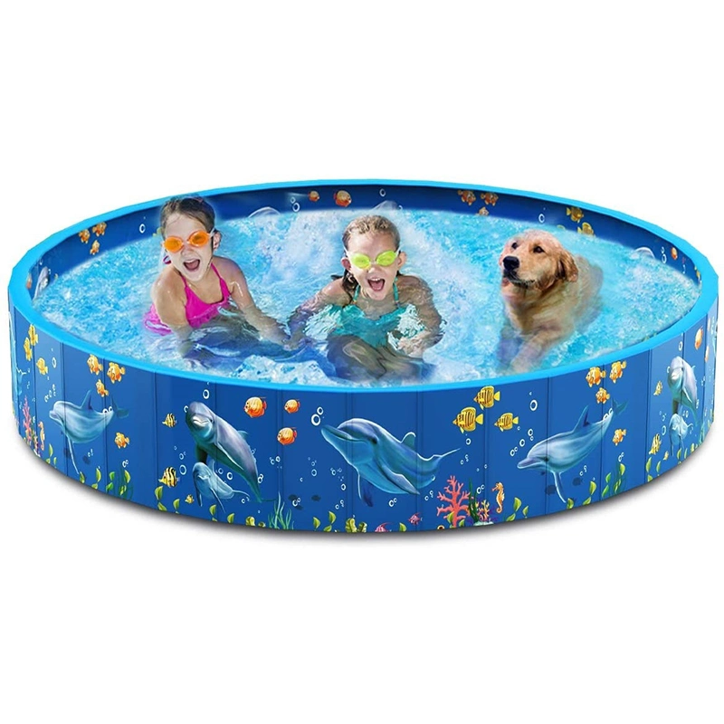 Manufacturers Supply Pet Pool PVC Folding Pet Bath Tub Pet Supplies Grooming Cleaning Dog Pool Swimming Pool