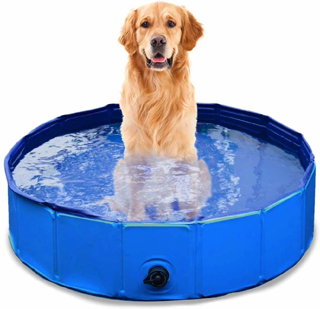 Collapsible Pet Dog Bath Pool, Kiddie Pool Foldable Bathing Tub Outdoor Pools