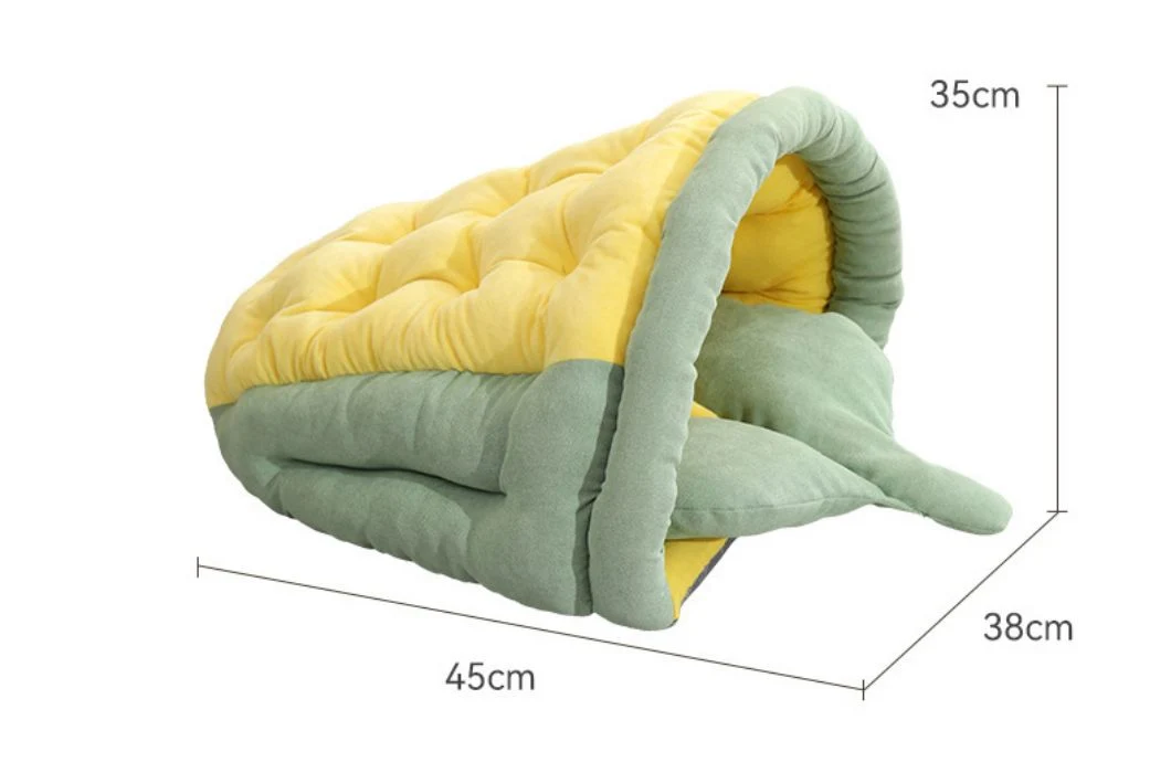Winter Sturdy Corn Carrot Shape Breathable Sleeping Bag Fun Non-Slip Colorful Cheap Dog Cat Bed