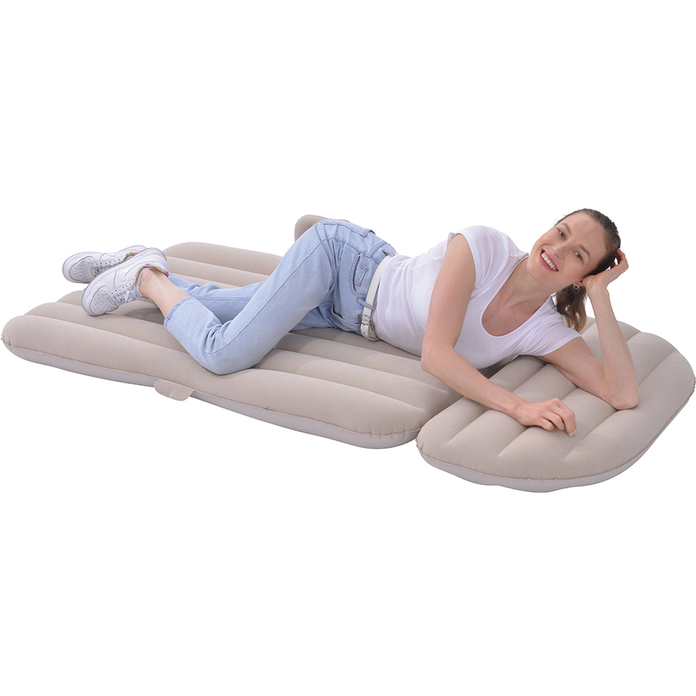 Inflatable PVC Flocking Air Bed for Car Travel