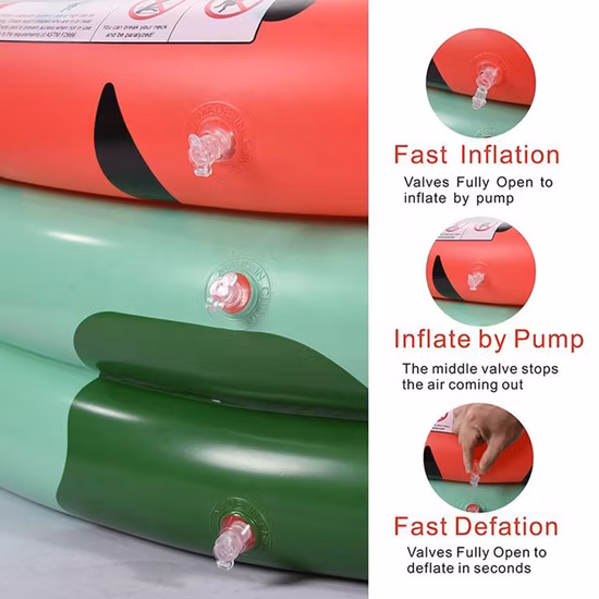 Inflatable Kiddie Pool Blow up Round Swimming Pool for Kids
