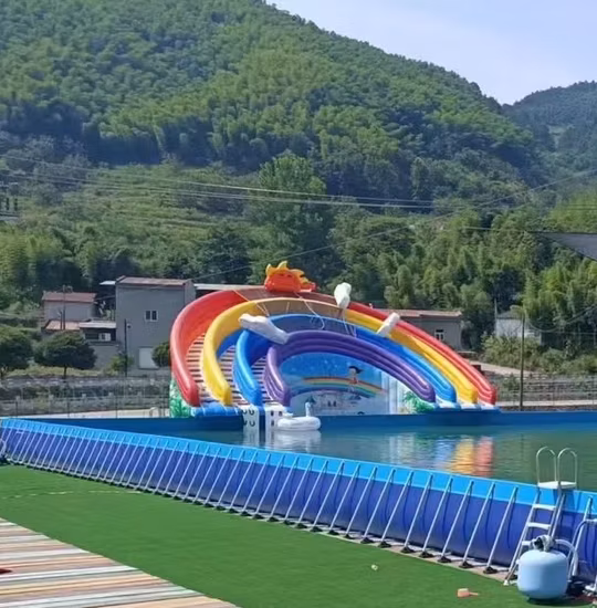 Inflatable Water Slide Swimming Pool for Water Park Game