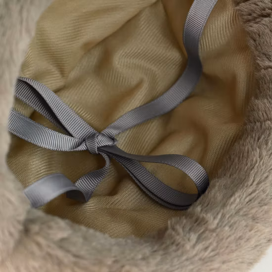 Winter Plush Animal Brown Bear Head Hat Cute Fun Gift for Kids